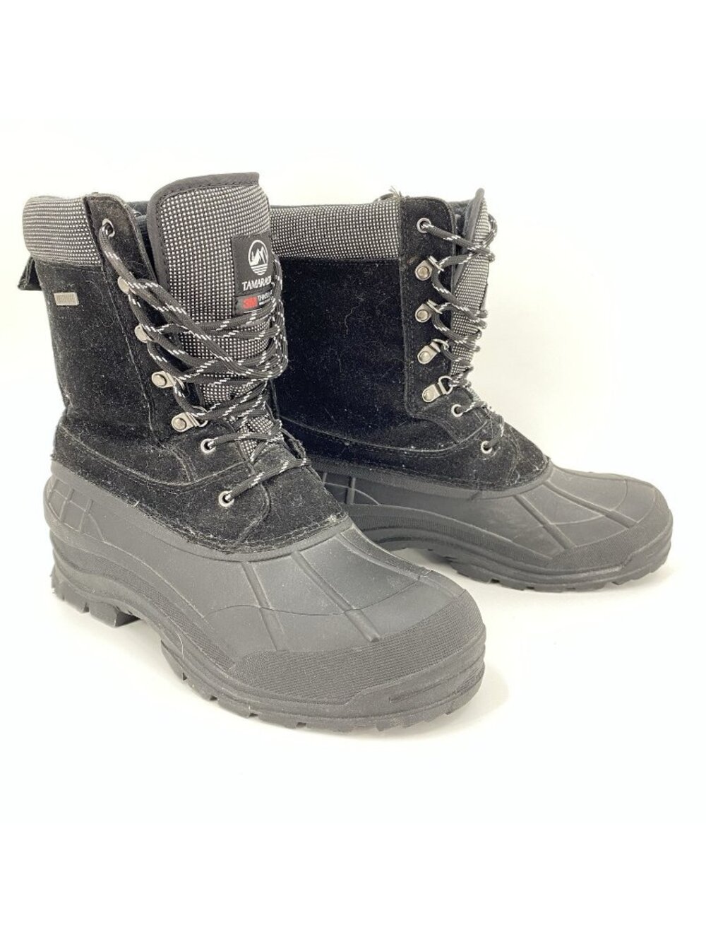 Tamarack Black Snow Winter Boots Thinsulate Water Resistant 200g Mens 9